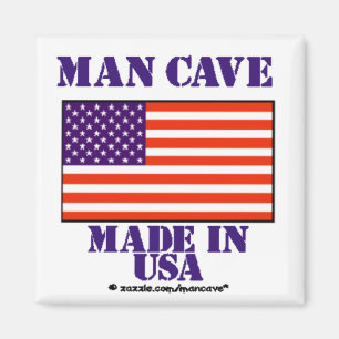 Imã Man Cave Made in USA