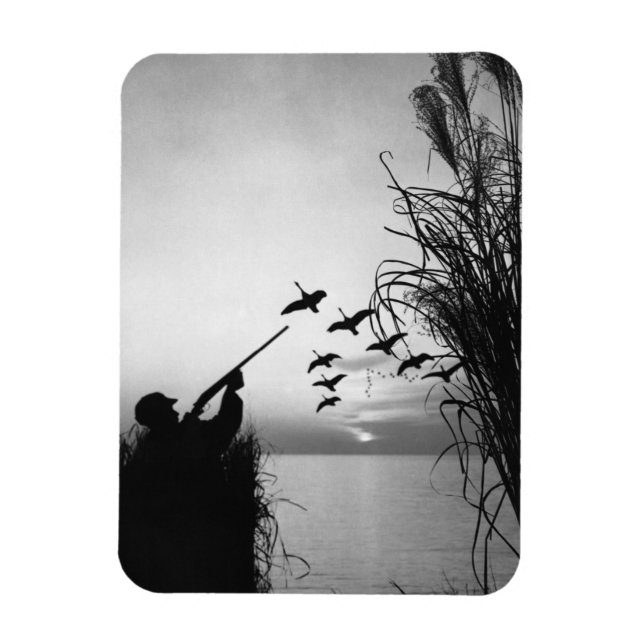Ímã Man Duck Hunting (Vertical)