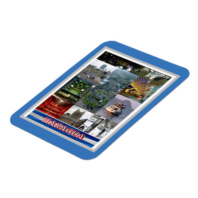 Ímã Manágua - Nicarágua - Mosaico - (Left Side)