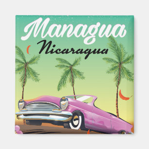 Imã Manágua - poster de viagens Nicarágua