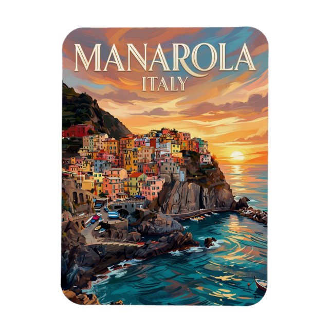 Ímã Manarola Itália (Vertical)