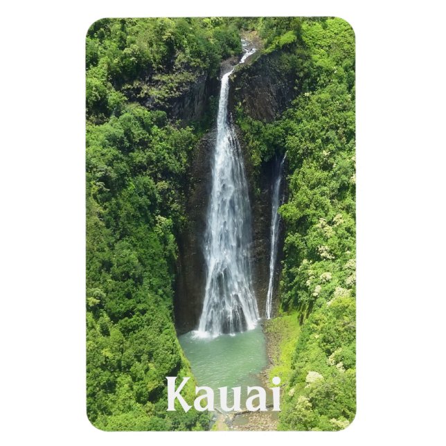Ímã Manawaiopuna Falls Kauai Hawaii (Vertical)