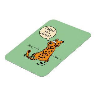 Ímã Manchas de perda de leopardo - eu acho que é estr