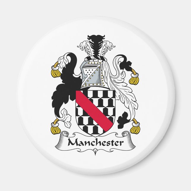 Imã Manchester Family Crest (Frente)