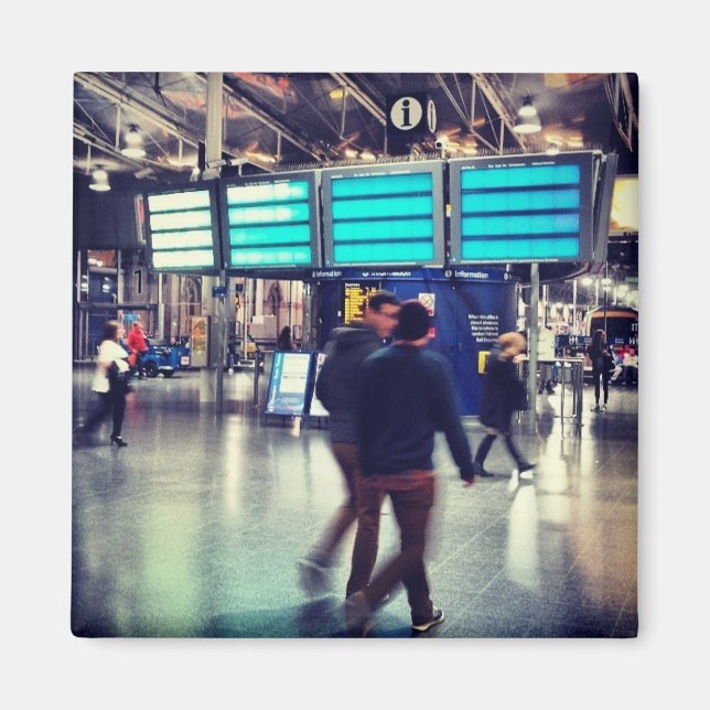 Imã Manchester Piccadilly Station Magnet (Frente)