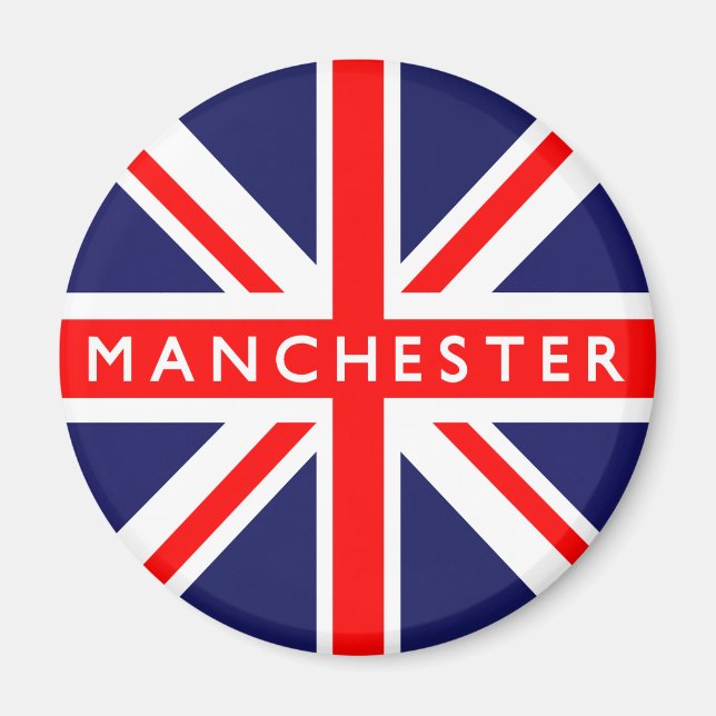 Imã Manchester UK Flag (Frente)