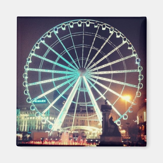 Imã Manchester Wheel Magnet (Frente)