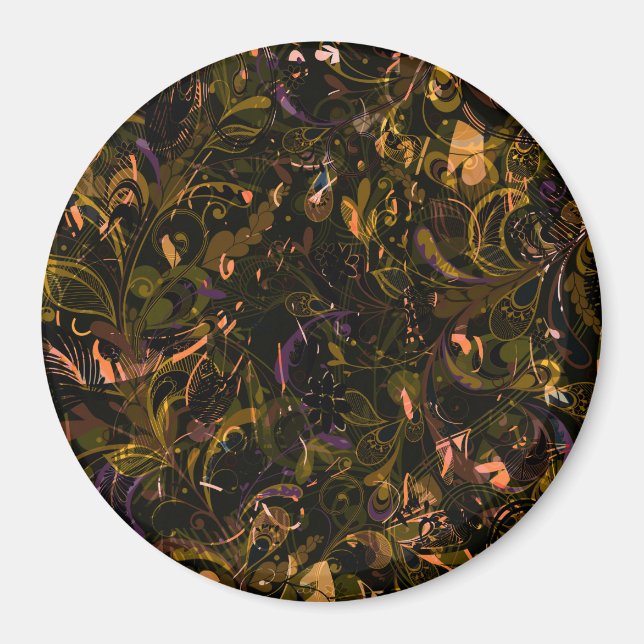 Imã Mandala Abstrata 5 (Frente)