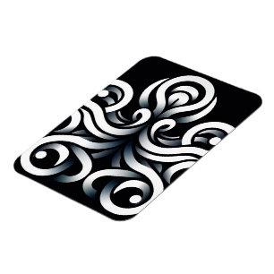 Ímã Mandala Abstrato Geométrico Sagrado Zen Minimalist
