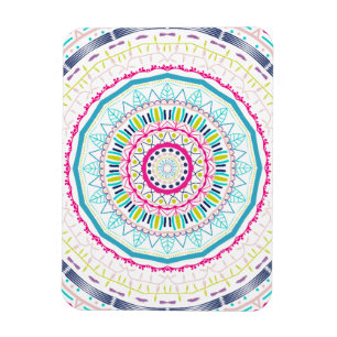 Ímã mandala colorida