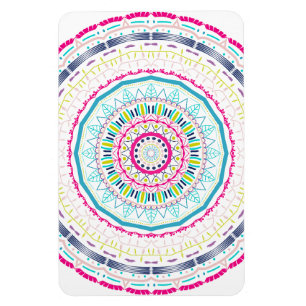 Ímã mandala colorida