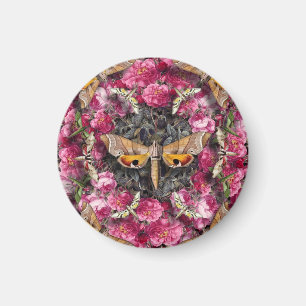 Imã Mandala cor-de-rosa