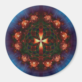 Imã Mandala da Cruz Ornamentada