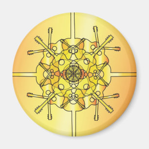 Imã Mandala da guitarra