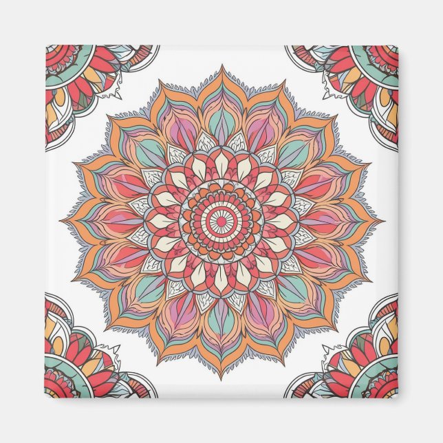 Imã Mandala da Harmonia (Calmante e Tranquilizante) (Frente)