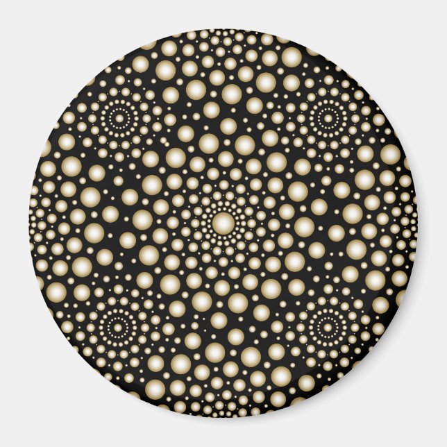 Imã Mandala de Círculos (Frente)