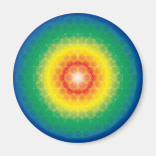 Imã Mandala de cristal