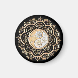 Imã Mandala de Ouro & Prata