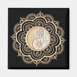Imã Mandala de Ouro & Prata