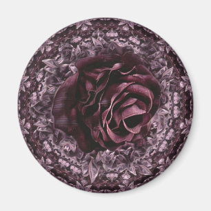 Imã Mandala de Rosa 