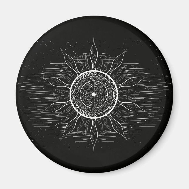 Imã Mandala do Sol 2 (Frente)