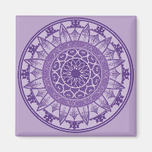 Mandala em roxo