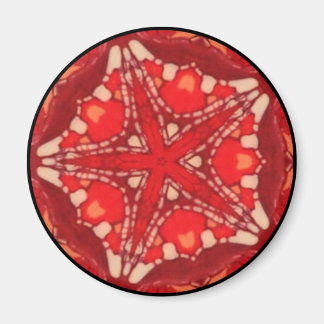 Imã Mandala Fractal Arco Iris Estrella Flor Arte Iman