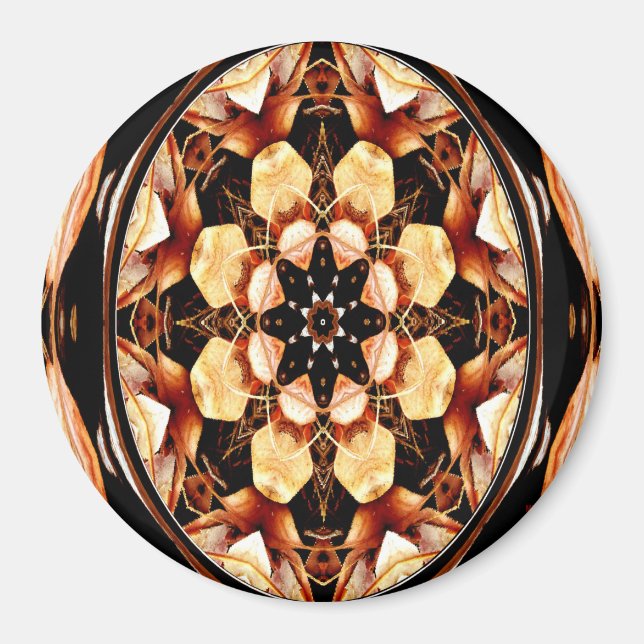 Imã Mandala Geométrica Sagrada... (Frente)