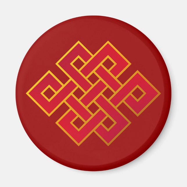 Imã Mandala Karma Buddhism Eternal Knot (Frente)