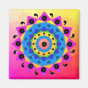 Imã Mandala Magnet