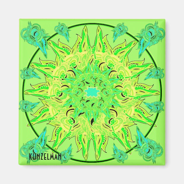 IMÃ MANDALA MAGNET (Frente)