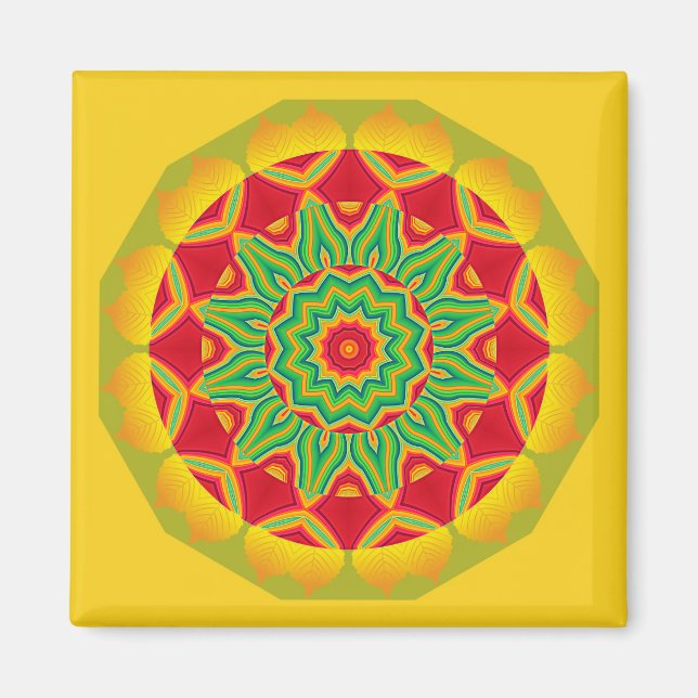 Imã Mandala Magnet (Frente)