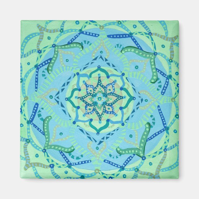 Imã Mandala Magnet (Frente)