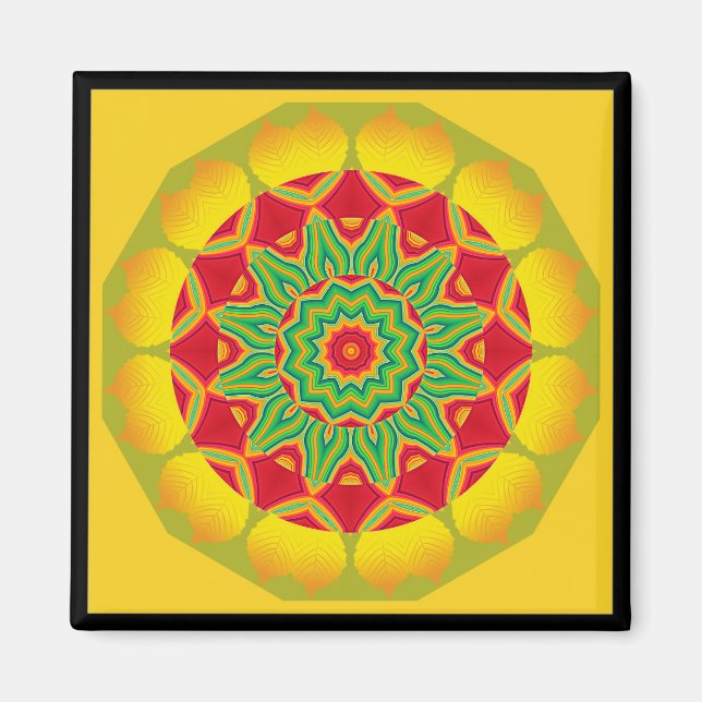 Imã Mandala Magnet (Frente)