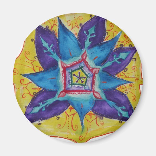 Imã Mandala Magnet (Frente)