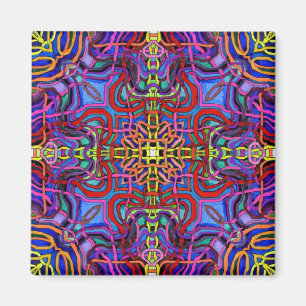 Imã Mandala místico da estrutura