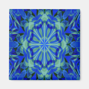 Imã Mandala no azul….