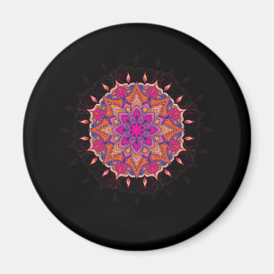 Imã Mandala Sacred Geometry Prana Art Yoga Mantra Om