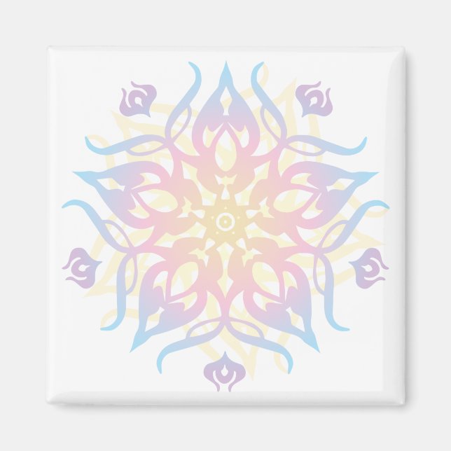 Imã Mandala Sprite Burst (Frente)