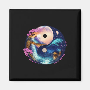 Imã Mandala Yin Yang Zen Harmonia Lança Yoga Meditação