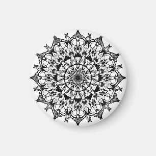 Imã Mandalas em branco
