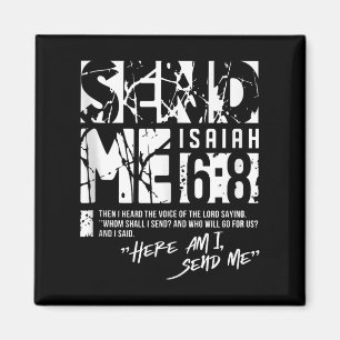 Imã Mande-Me Isaiah 6-8 Christian, Aqui Estou Eu Envia