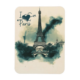 Ímã Mande um pedaço de Paris com você - Torre Eiffel