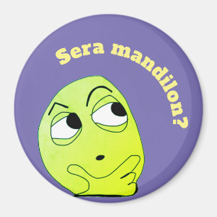 Imã mandilon meme Large, 3 Inch Circle Magnet