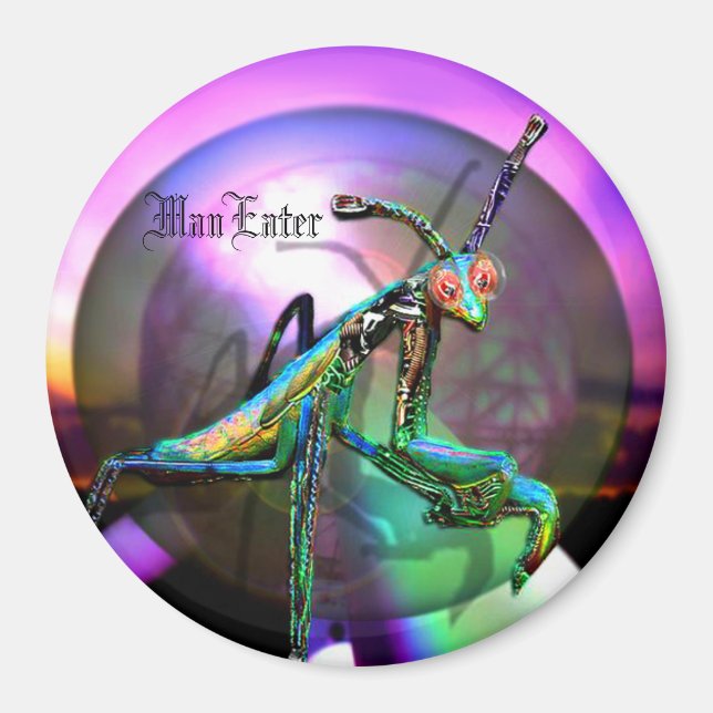 Imã ManEater Personalizável (Frente)