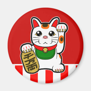 Imã Maneki Neko: Gato afortunado japonês
