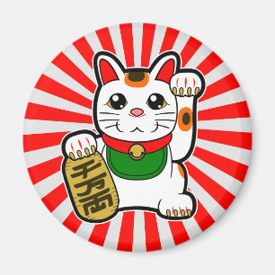 Imã Maneki Neko: Gato afortunado japonês