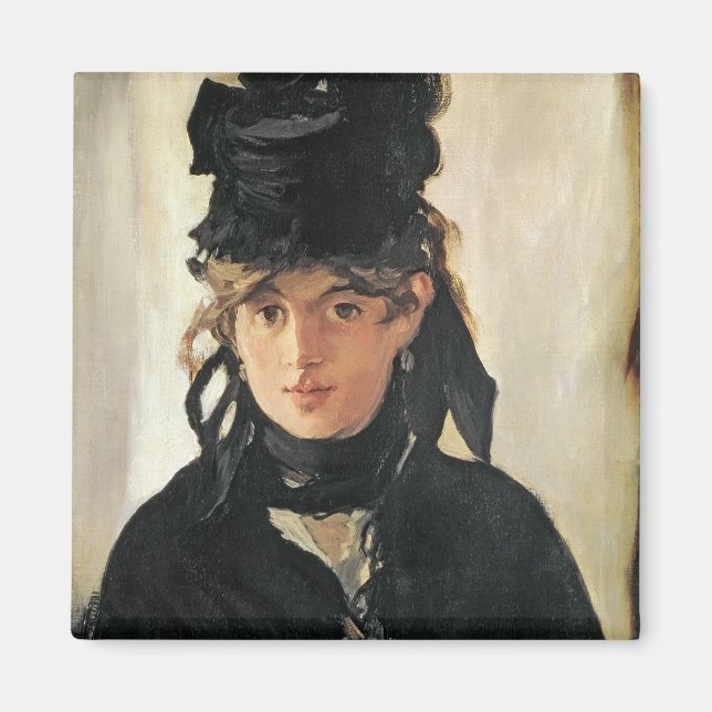 Imã Manet | Berthe Morisot com Buquê de Violetas (Frente)