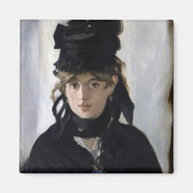 Imã Manet - Berthe Morisot com um buquê de violetas (Frente)