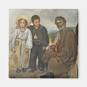 Imã Manet o músico idoso, 1862